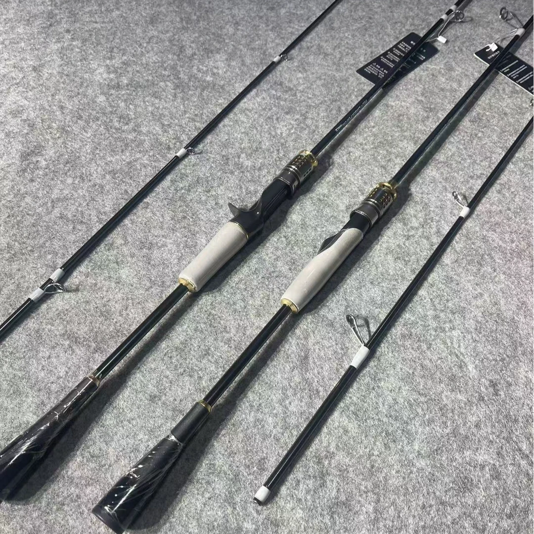 金灰高碳MML调性中快调泛用竿可路滑超轻超硬纯手工远投路亚竿