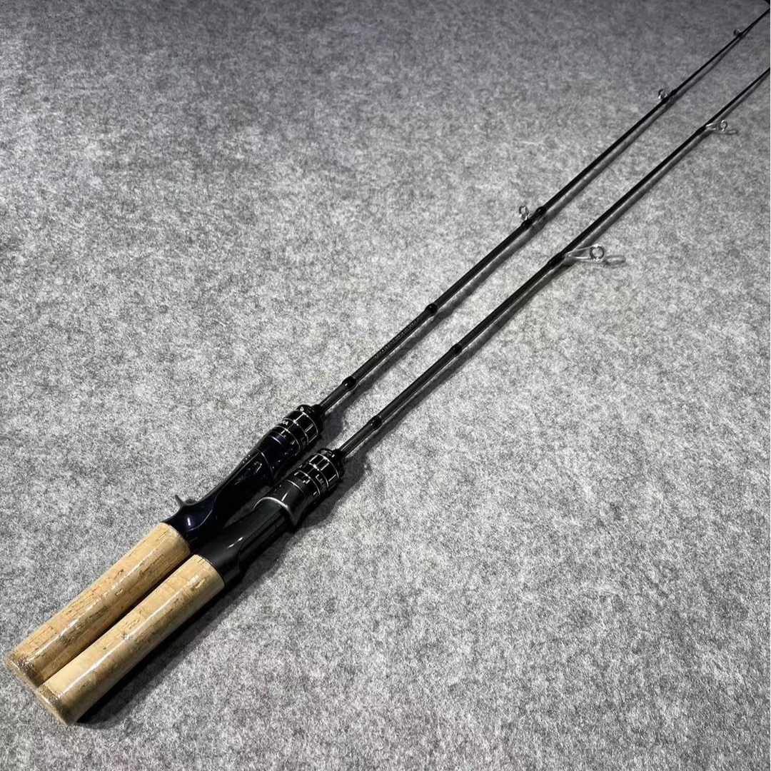 路亚弹射竿一本半超软玻纤白条竿xUL马口竿微物实心玻纤溪流竿