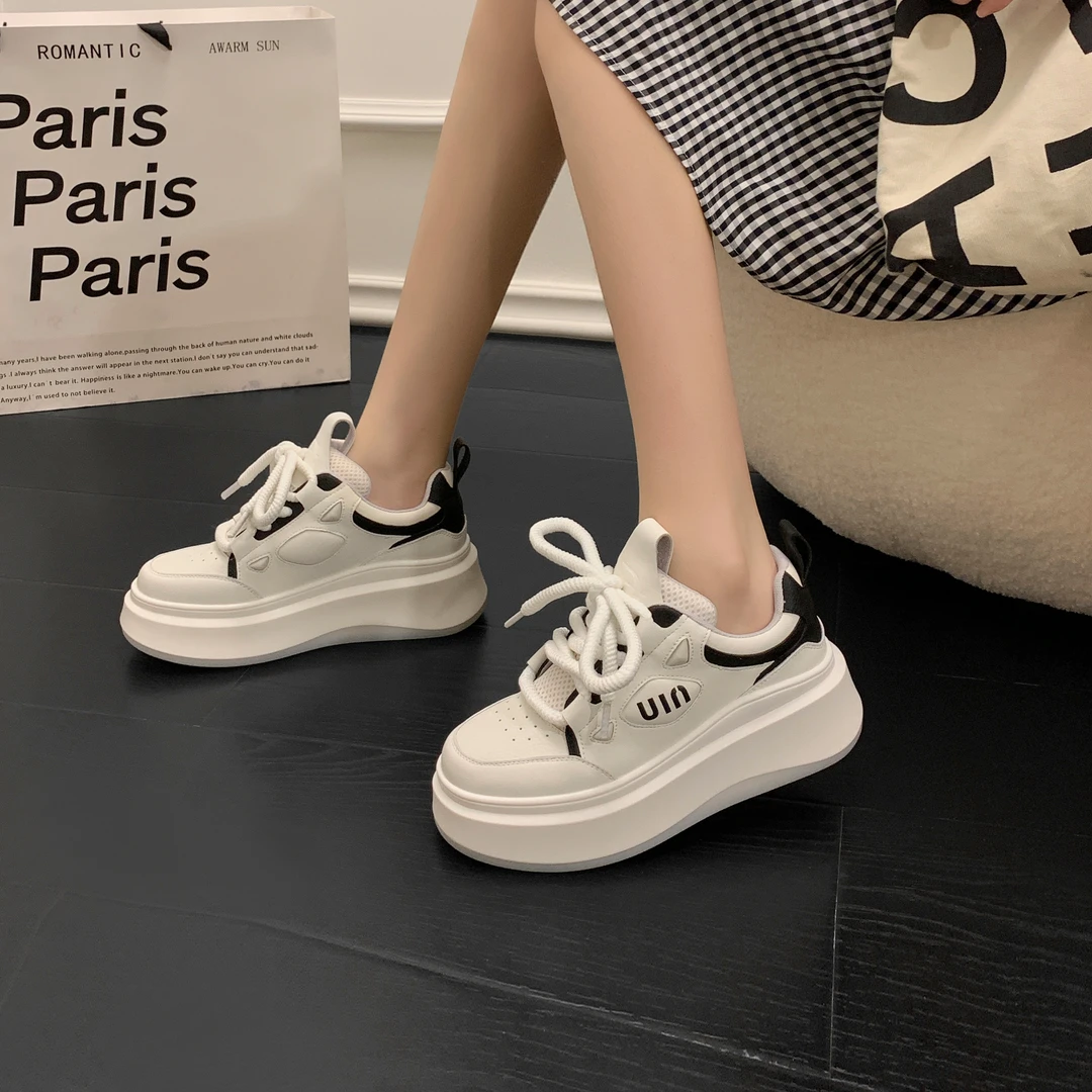 秋冬新款网红厚底韩版时尚休闲百搭防滑耐磨透气运动板鞋3175