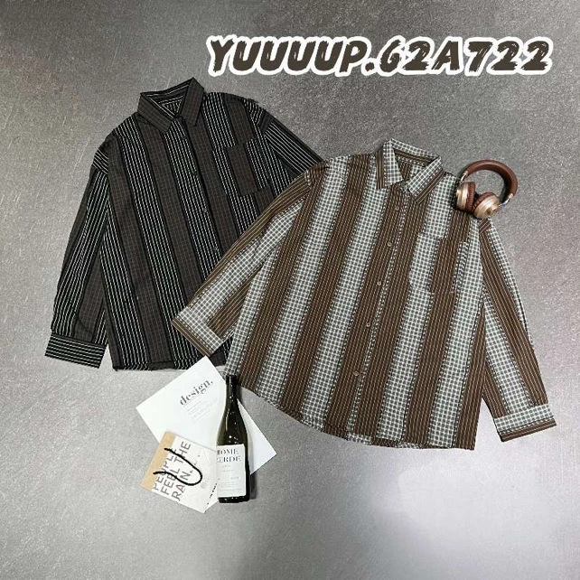 福利 YU 62A722 潮牌衬衫 条纹 秋款 299