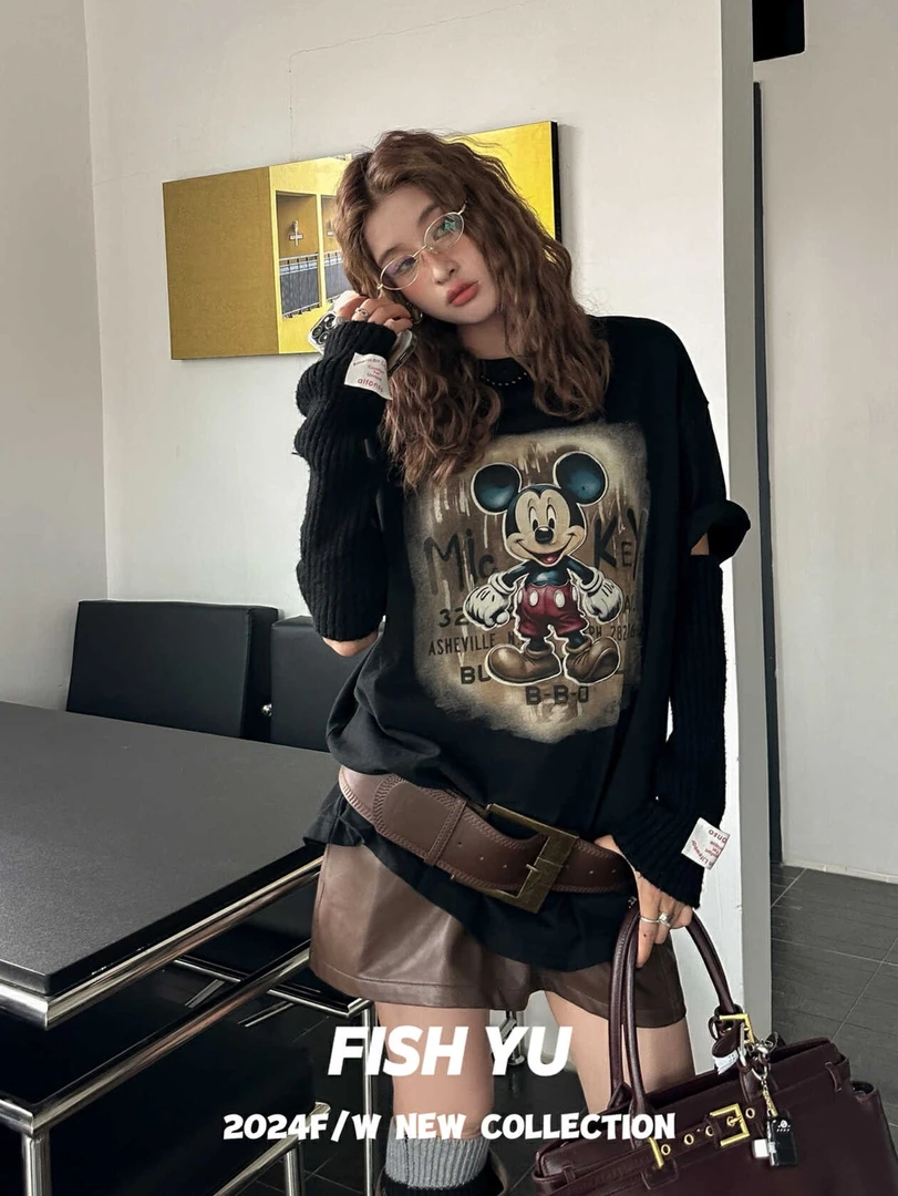 福利 YU 2A699 春夏潮牌T恤 加厚  140 141 142 143