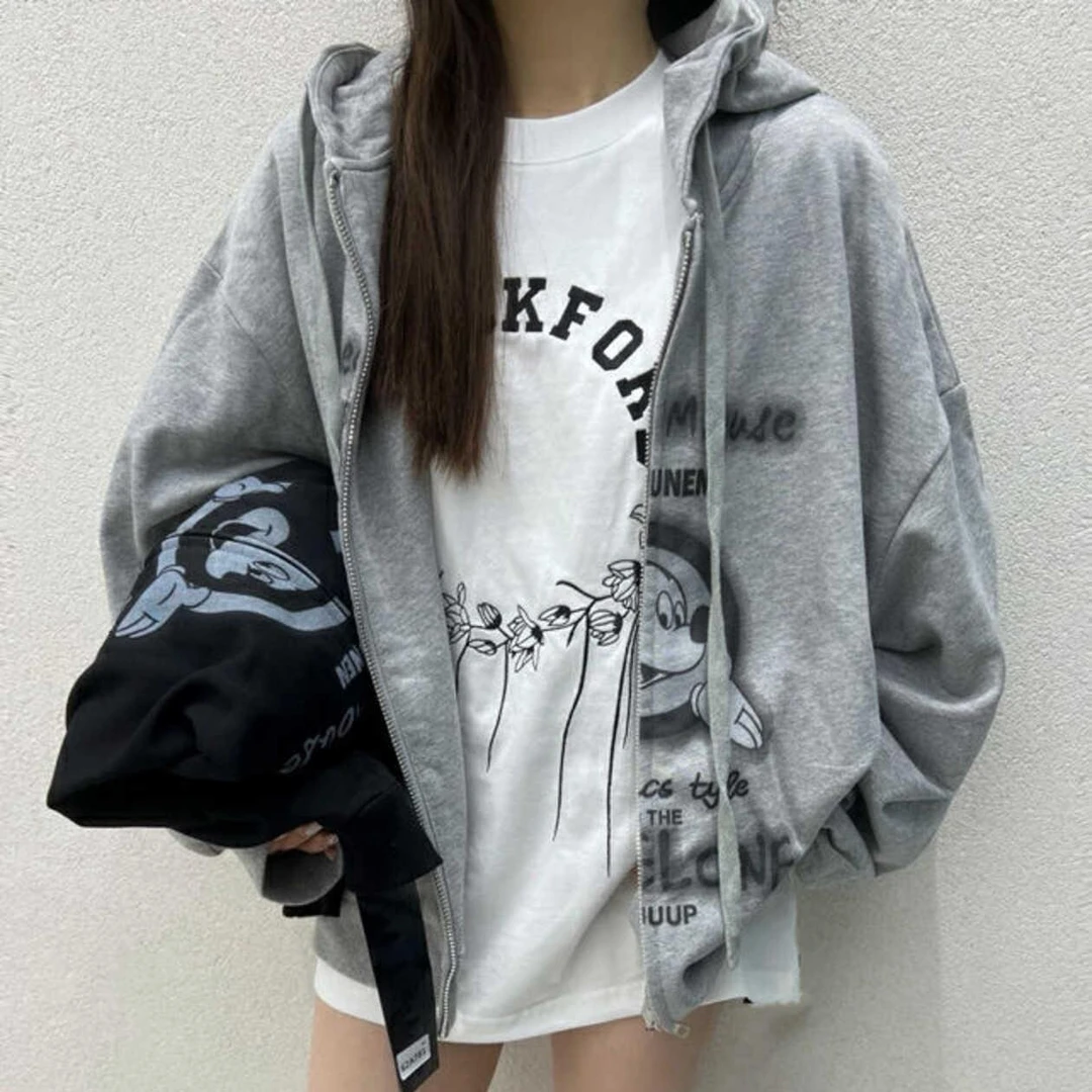 福利 YU 62a781 潮牌连帽拉链开衫卫衣外套 毛圈