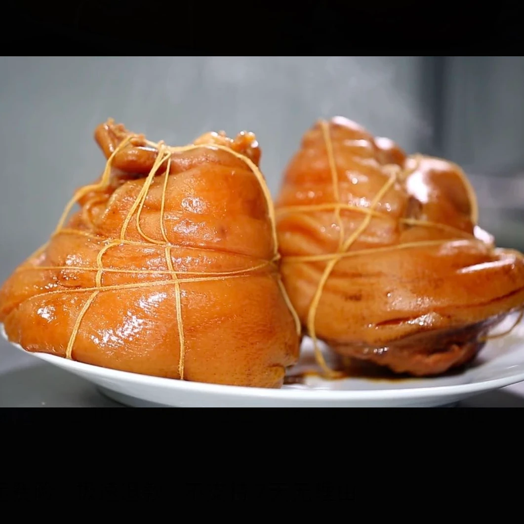 新鲜脱骨卤猪肘650g/左右袋拆开即食