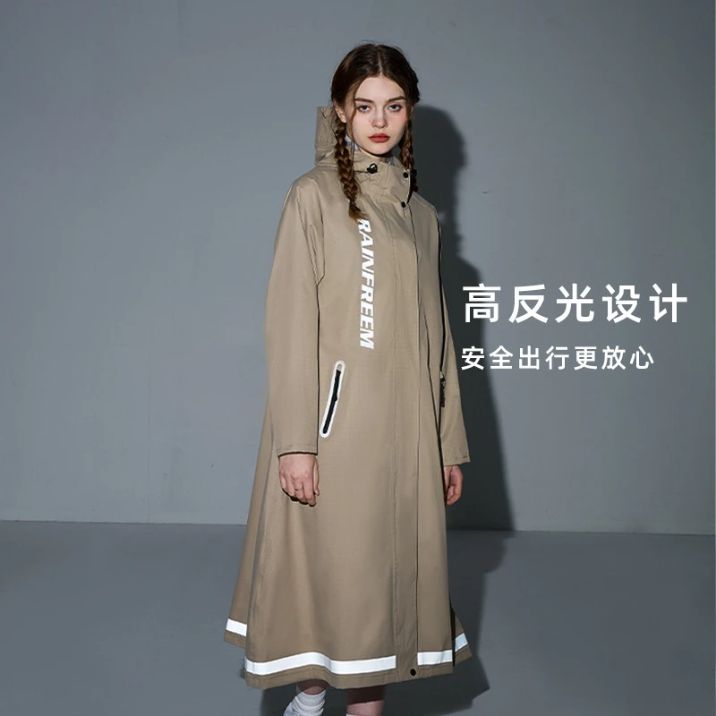 电动车全身雨衣长款全身防暴雨雨披外卖骑手女连体男雨衣电瓶车