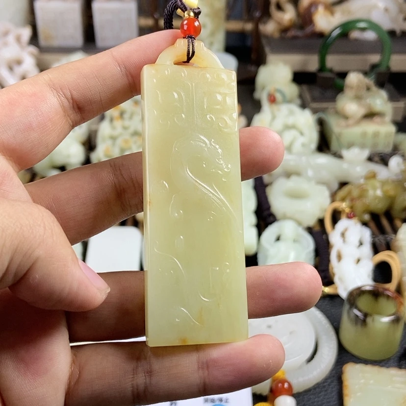 【闪购商品】和田玉挂件未镶嵌愚****）