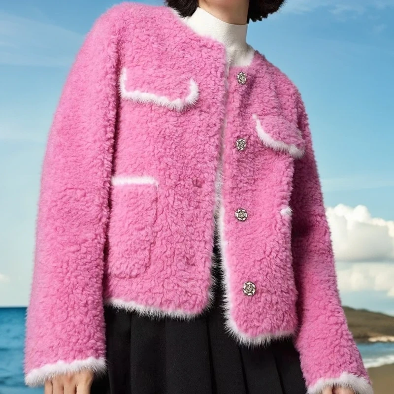 大衣小香风秋冬时尚女士