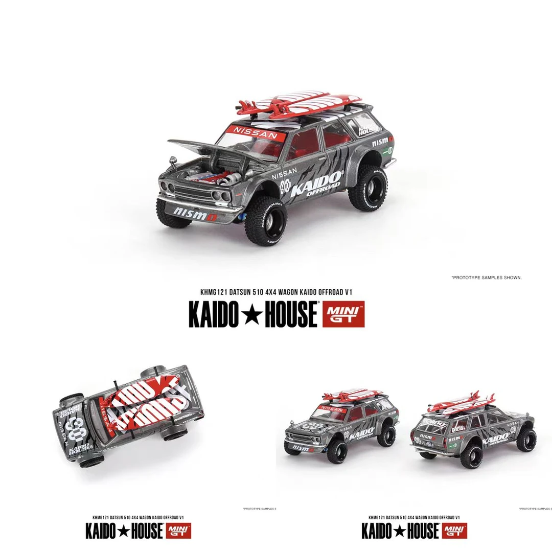 【现货】Kaido House1:64达特桑Datsun 510瓦罐4x4 合金车模121