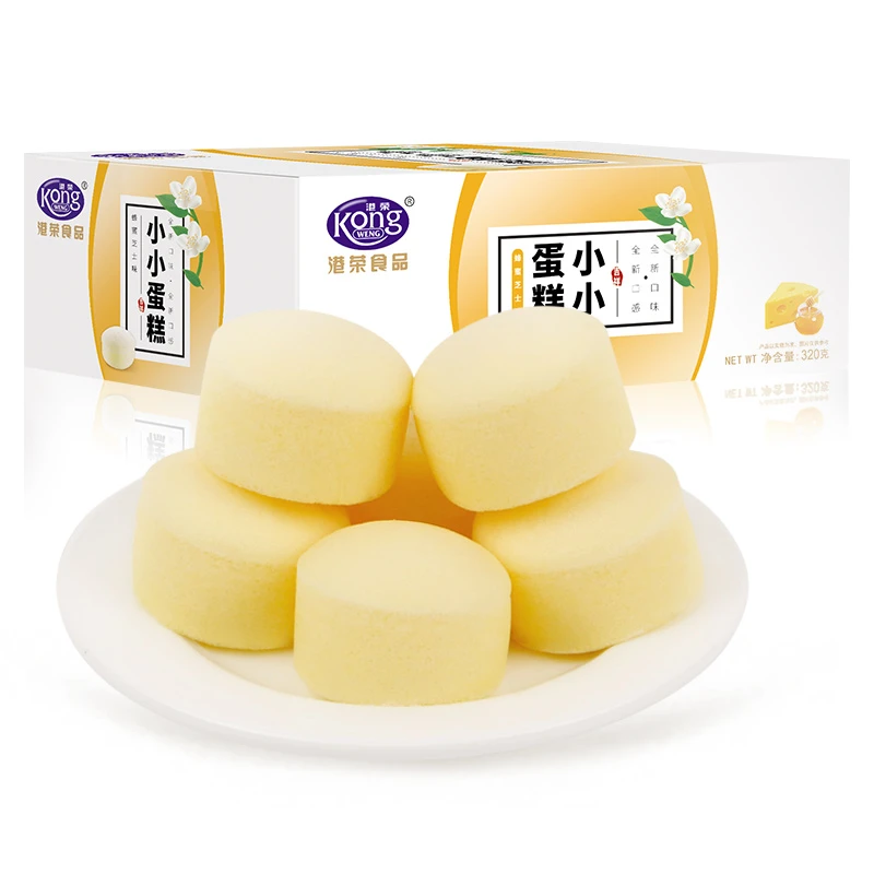 【荣粉专属】港荣小小蛋糕320g蜂蜜芝士味营养精致小糕点柔软好吃