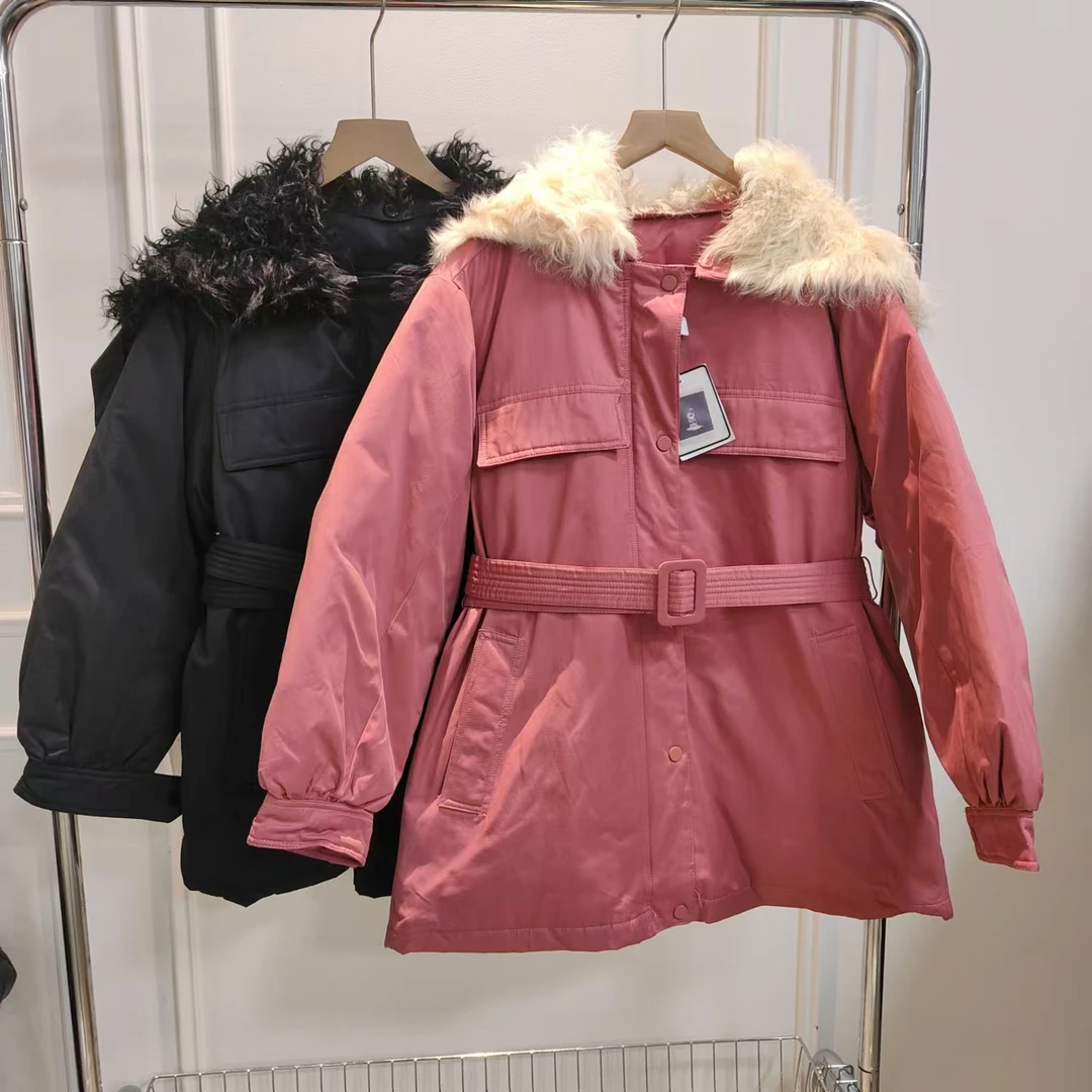 有  衣长77     C370【心动时刻】加厚外套