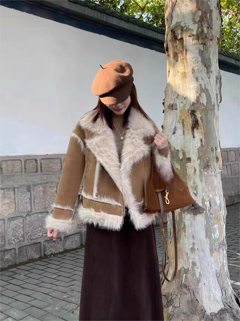 衣长60   689【越冬】毛毛外套