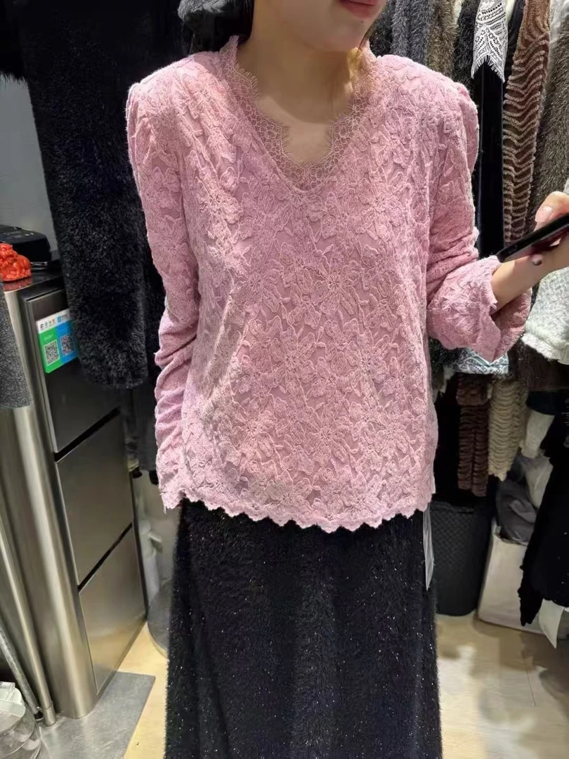 有  衣长64   1960【蕾丝手帐】上衣