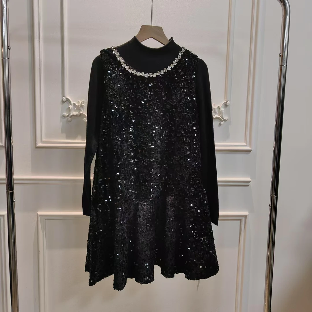 裙长82   2895【星光灿烂】连衣裙