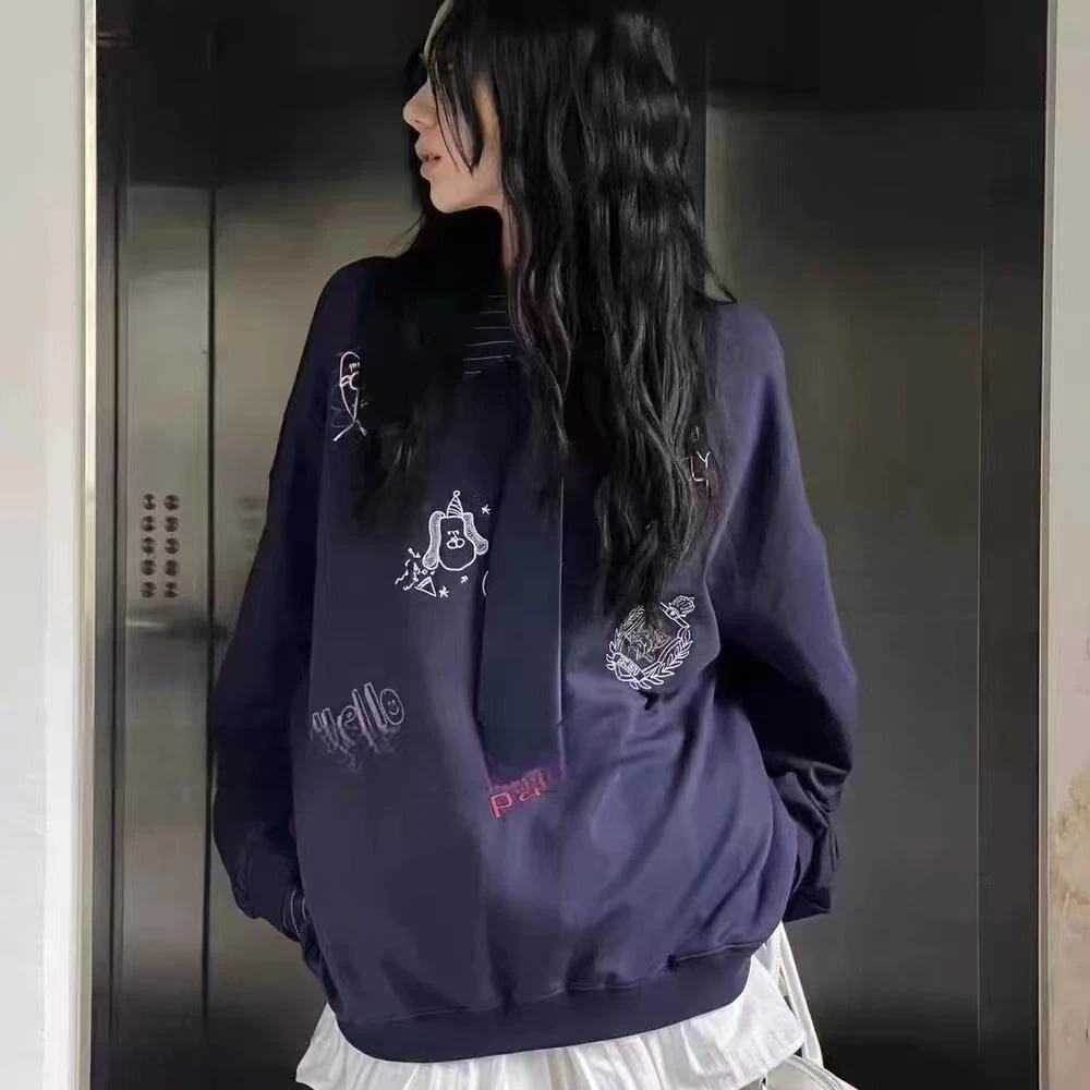 衣长64   6559【砂糖学院】戴领带款卫衣