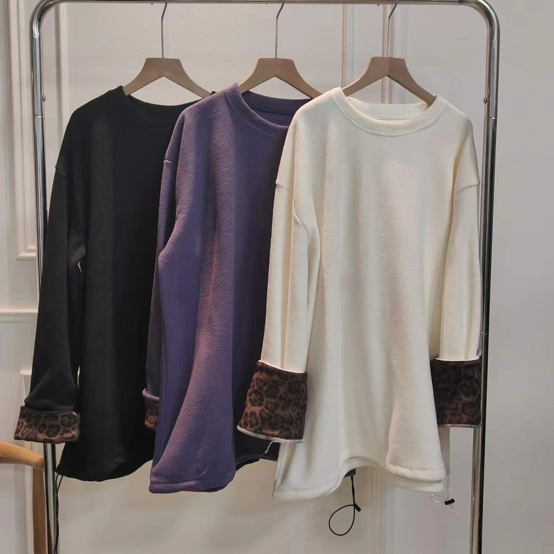 衣长80    6391【豹纹霉霉】大T恤