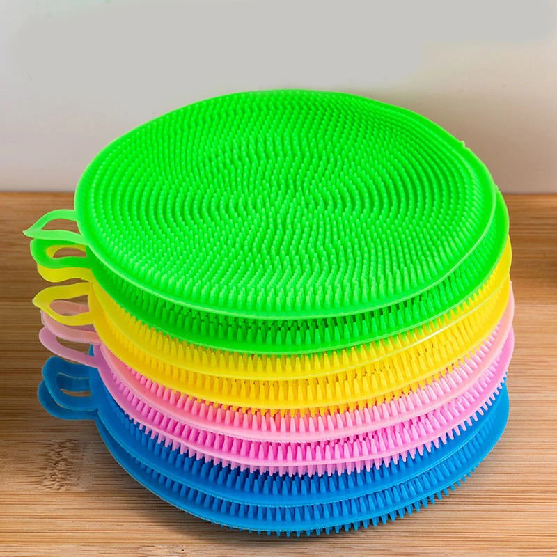 硅胶洗碗布不沾油厨房专用洗锅刷洗碗神器清洁刷百洁布洗碗刷抹布