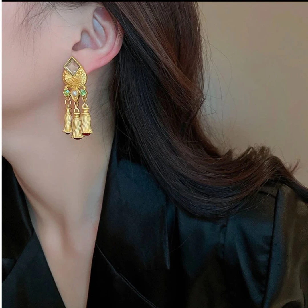 非金属亚克力耳饰 【矜羽质造】（灵感)气质十足简约感铃感气质耳饰