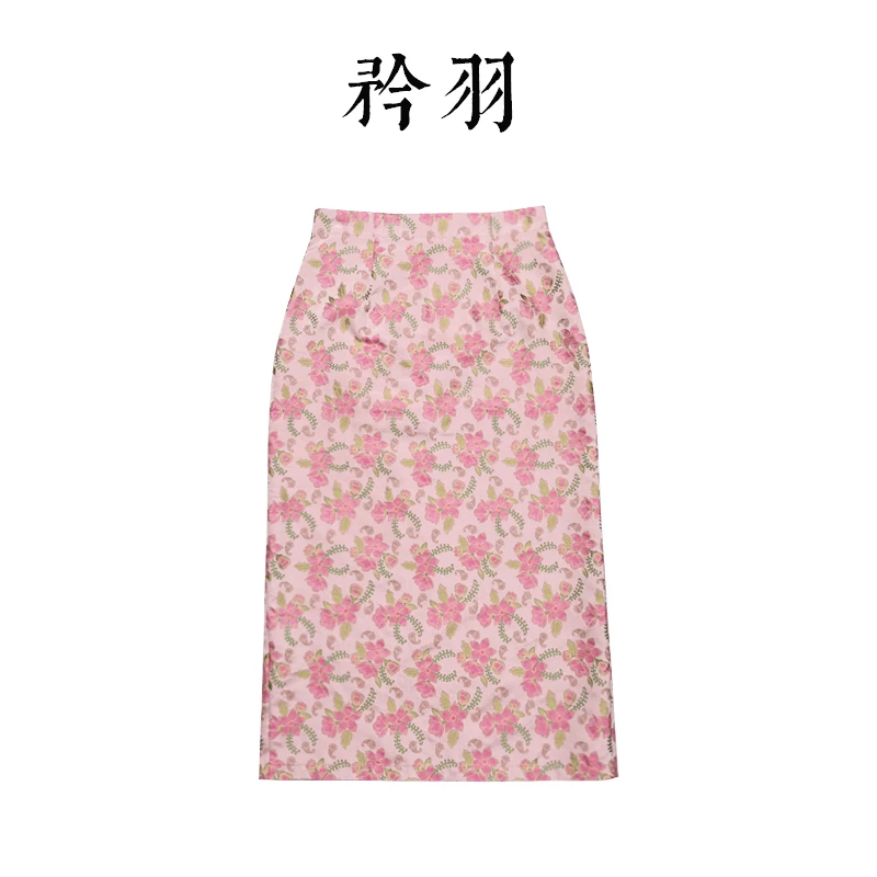 【矜羽质造】(婉霞)宋锦高腰国风新中式搭配半身裙 JY230631