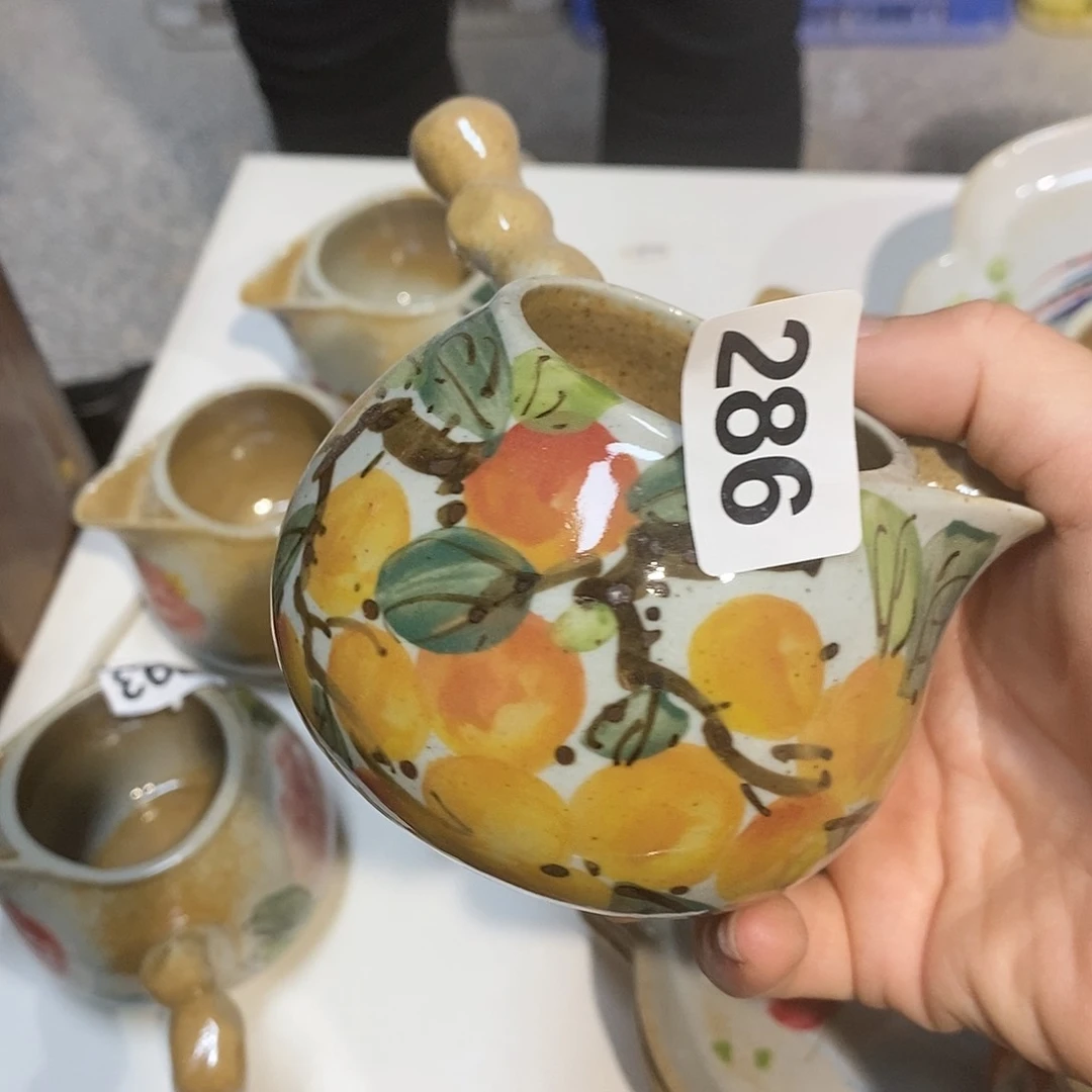 杯素浅陶瓷手工手绘
