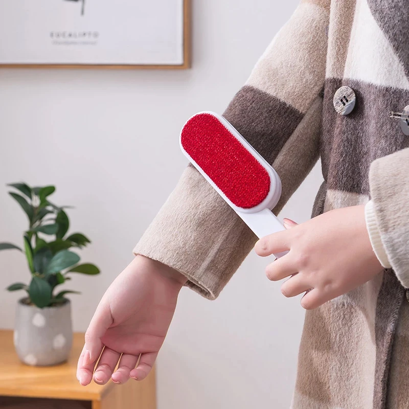 多功能双面静电刷 家用毛呢刮毛去毛毛粘防静电