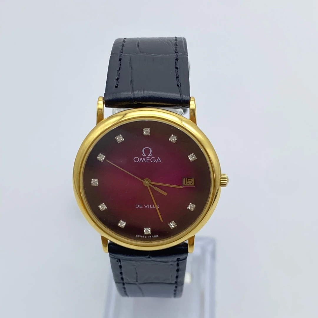 95新 Omega/欧米茄 碟飞系列/32MM/石英/内镶钻