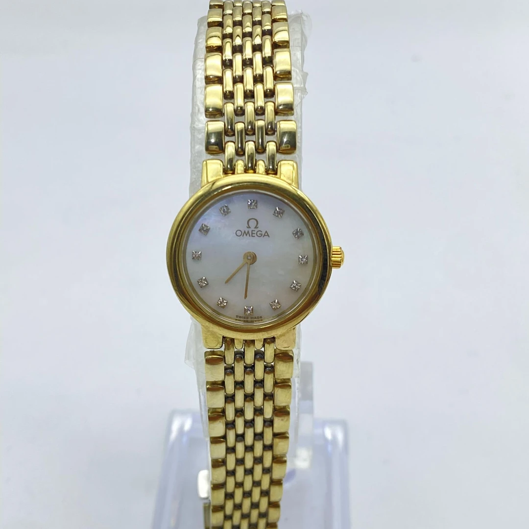95新 Omega/欧米茄 碟飞系列/24MM/石英/后镶钻