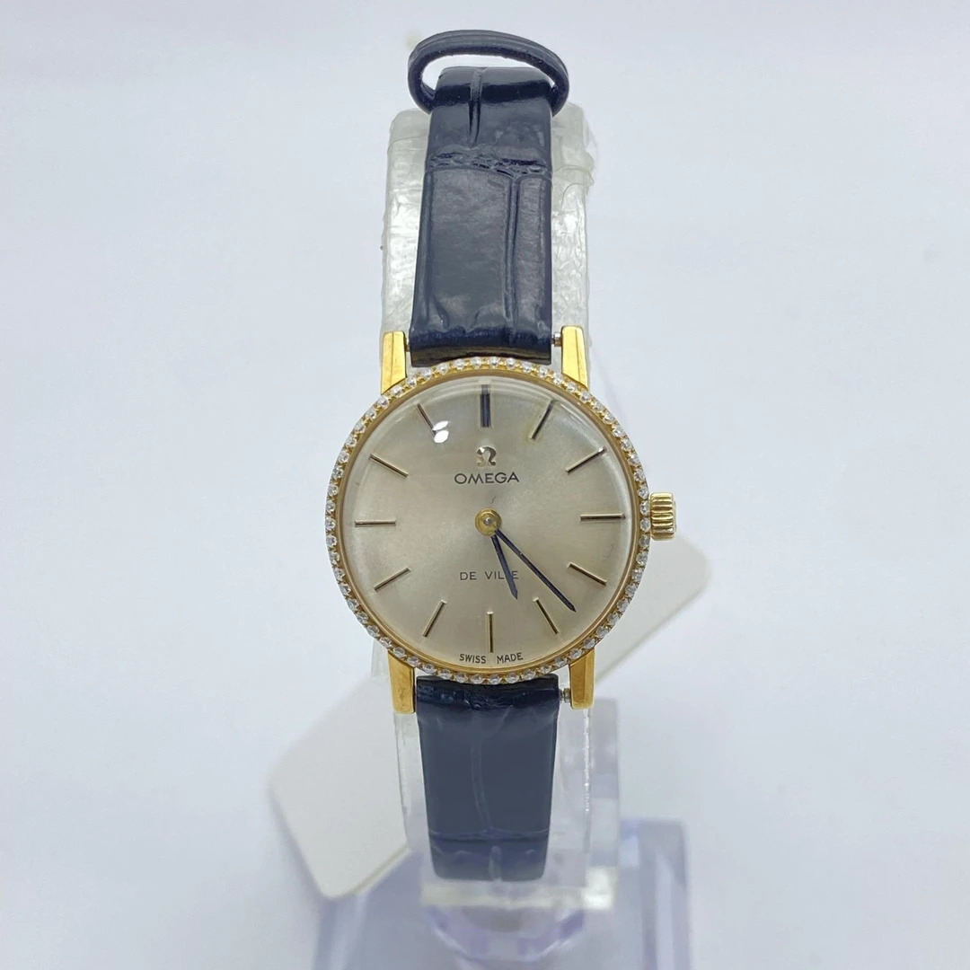 95新 Omega/欧米茄 碟飞系列/24MM/机械/后镶钻