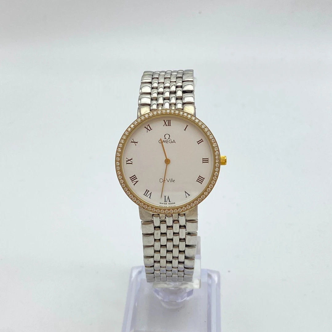 95新 Omega/欧米茄 碟飞系列/32MM/石英/后镶钻