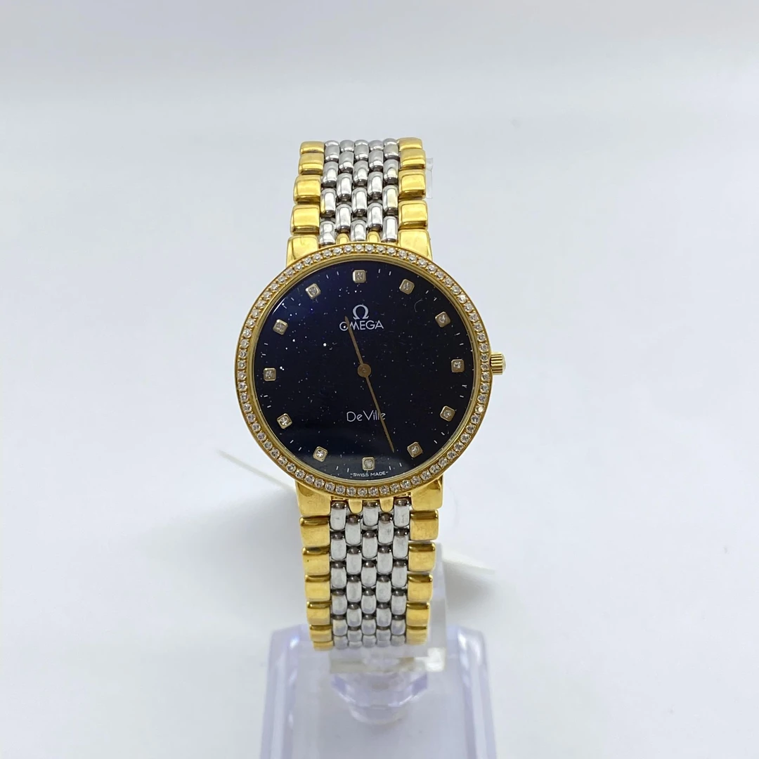 95新 Omega/欧米茄 碟飞系列/32MM/石英/后镶钻