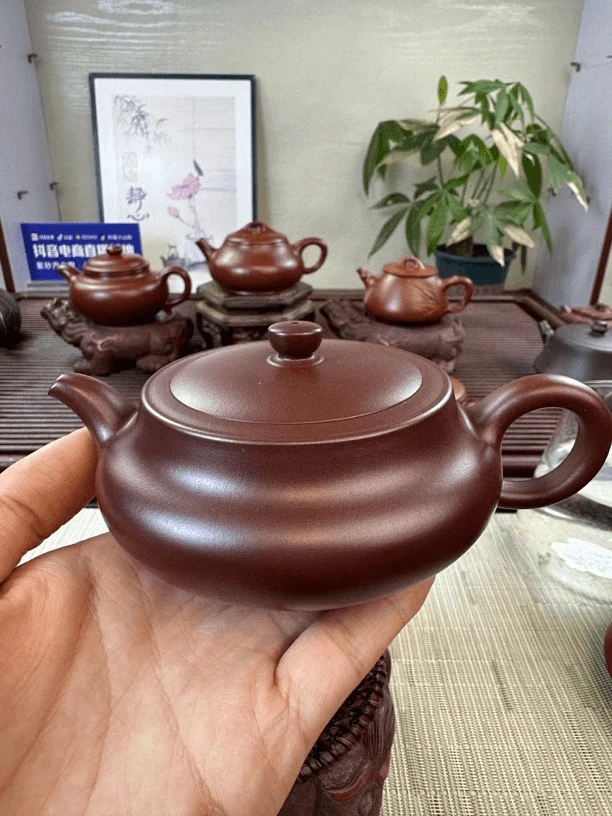 桑盘 龙血砂全手工 220cc 高工老师制作原矿紫砂