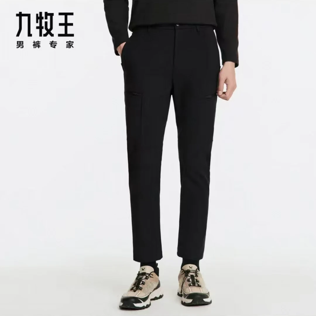 【商务户外1号裤】九牧王男裤三超三防24秋冬新款轻户外商务户外裤