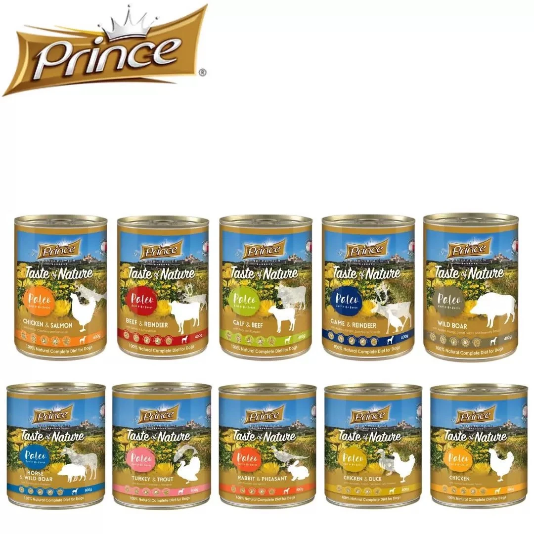 德国Prince王子小众猎奇宠物狗主食罐头湿粮成犬斑马袋鼠狗罐头