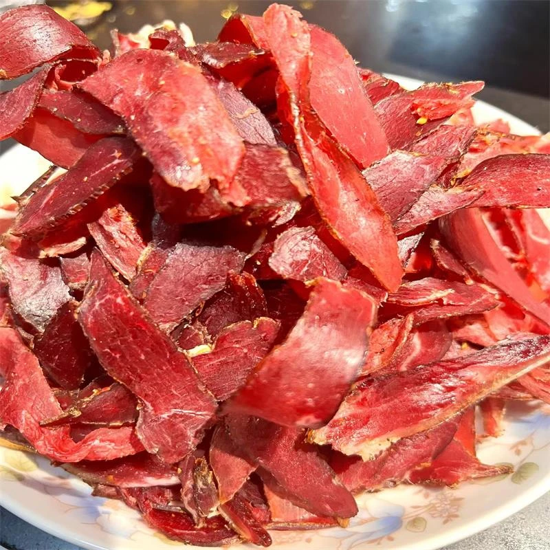 湖南张家界刘噶公传统工艺烟熏切片腊牛肉1斤起全国包邮