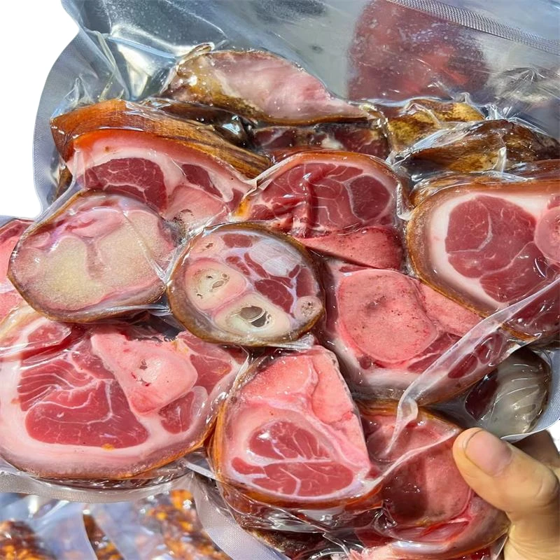 湖南刘嘎公烟熏腊猪脚 （直播现称） 送萝卜皮