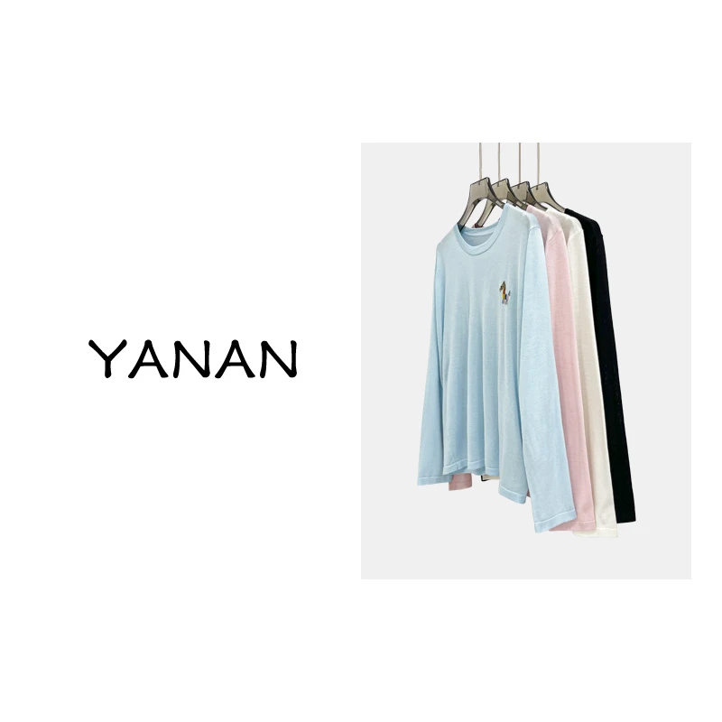 断码清仓【亚楠本楠】小马◆宽松慵懒韩版刺绣糖防晒小马罩衫4756