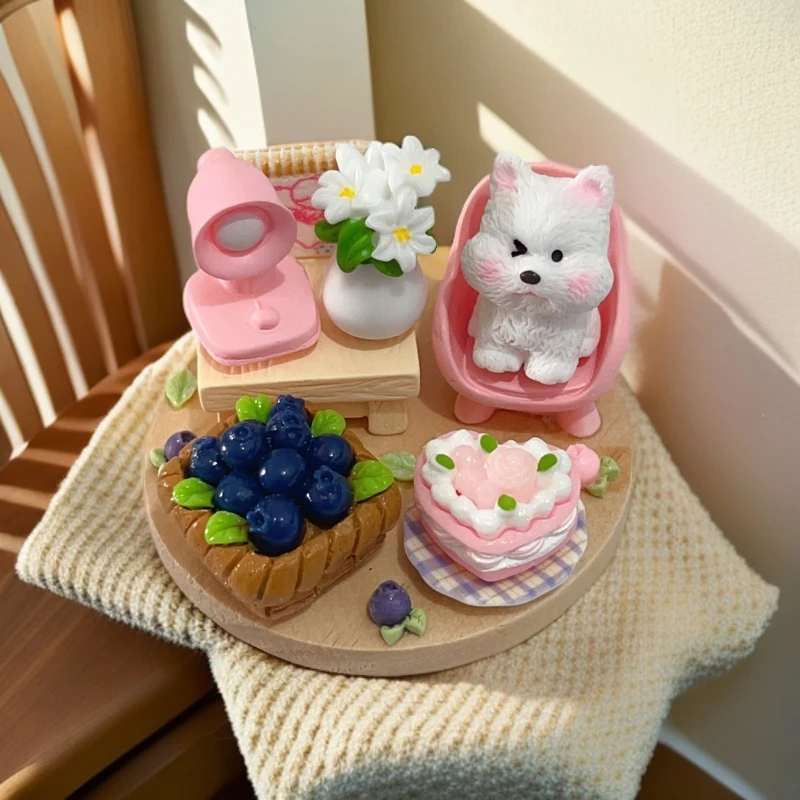 定制款木质底托食玩成品小摆件可做磁吸款 可固定