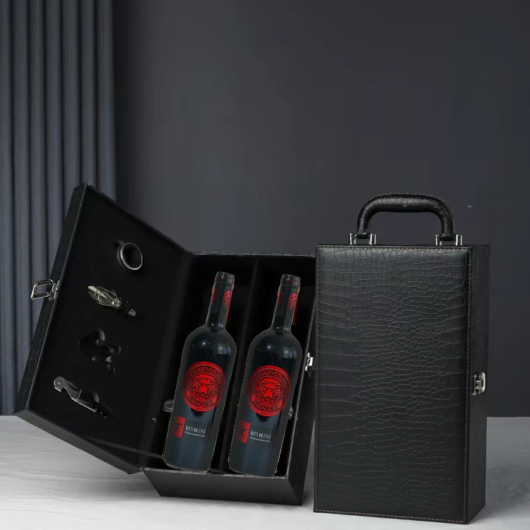 【原瓶进口】正品溯源2018半甜红葡萄酒礼盒装红酒四件套 莱恩格瑞