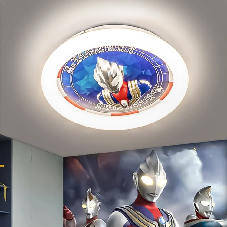 奥特曼儿童灯卡通男孩房间卧室吸顶灯大气高档2025新款全光谱护眼