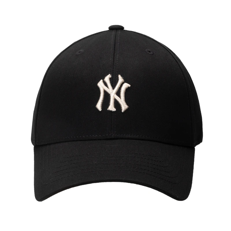 MLB男女情侣字母刺绣logo休闲硬顶遮阳棒球帽2023秋新款3ACP9203N