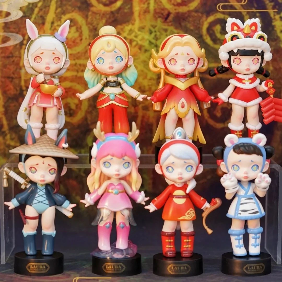 正品TOYCITY劳拉Laura国风系列盲盒古风潮玩手办摆件可爱少女礼物