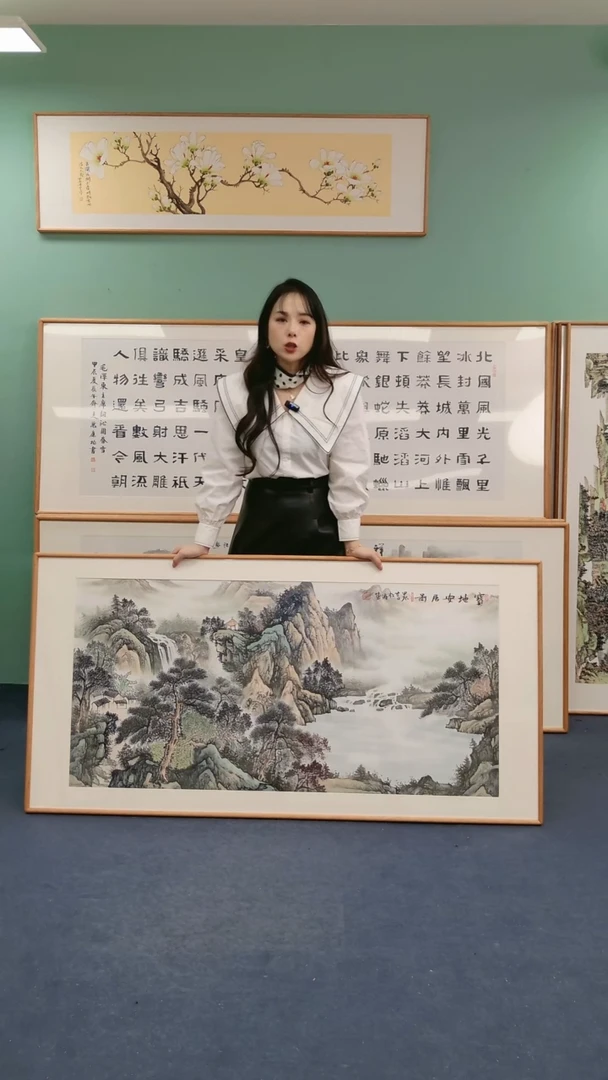 【闪购商品】绘画山水160*80@@曾松涛002