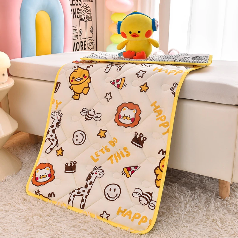 四季可用全棉幼儿园儿童棉花填充可机洗床垫飘窗地垫子睡垫软垫子