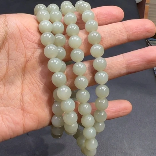 和田玉颈饰未镶嵌且末8