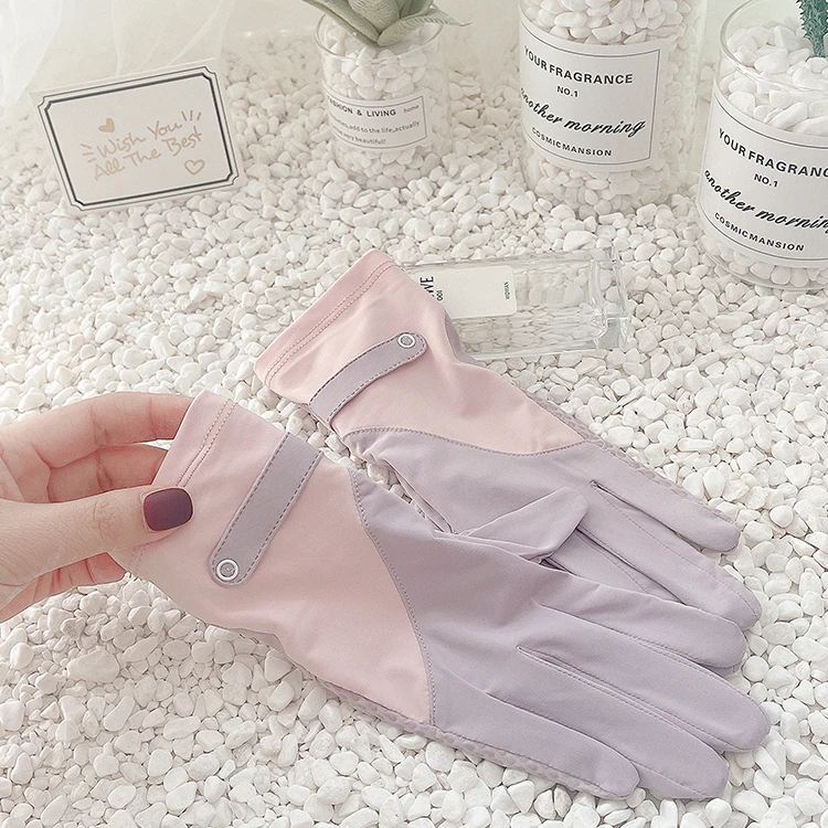 防晒手套女防紫外线司机冰丝触屏户外防滑自行车夏季薄款开车骑行