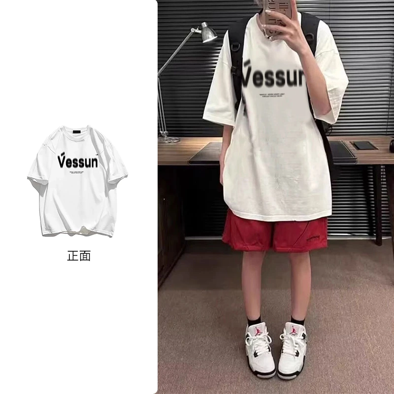 PRPN美式字母印花短袖t恤女夏季宽松休闲韩版圆领上衣ins潮#N0419