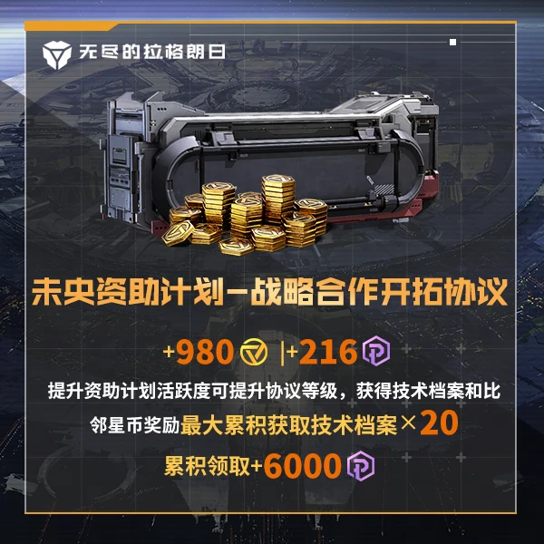 未央资助计划-战略合作开拓协议 【无尽的拉格朗日】 每赛季限制1件