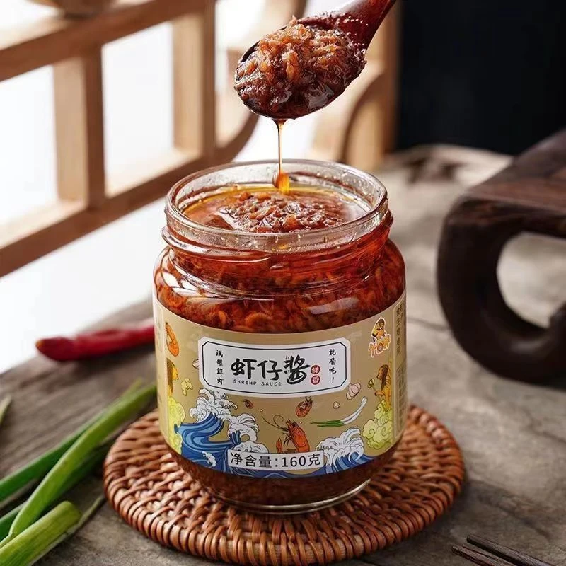 即食虾仔酱 一箱6瓶 （160g/瓶）连云港发货