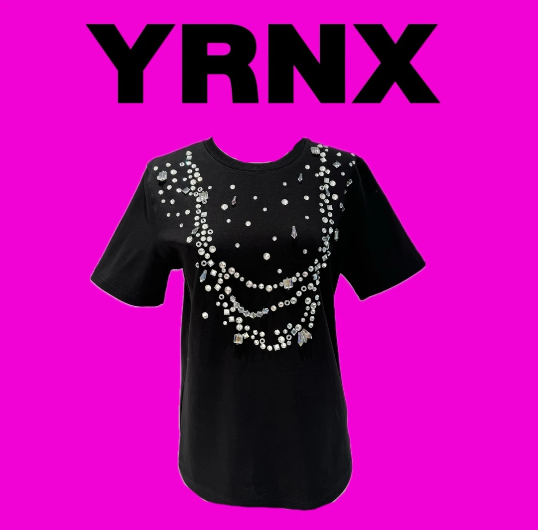 YRNX伊然納暄 小众设计师款时尚重工多层项链上衣