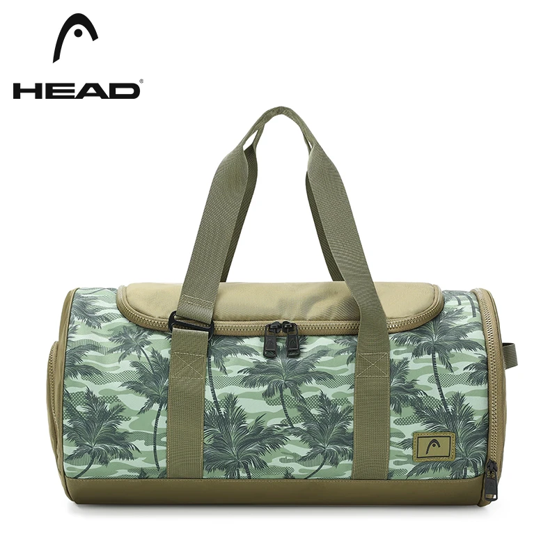 HEAD/海德迷彩旅行手提干湿分离健身包游泳复古运动包HB0246