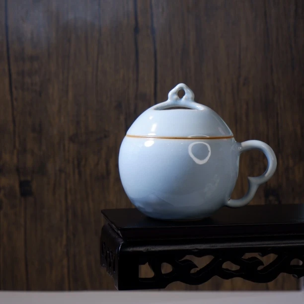 《团圆杯》全手工制作办公杯摆件