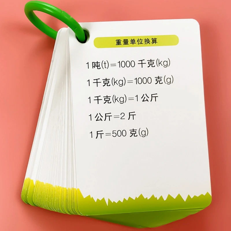 【现货速发】小学生数学公式卡片重点知识总结+公式定律认知卡